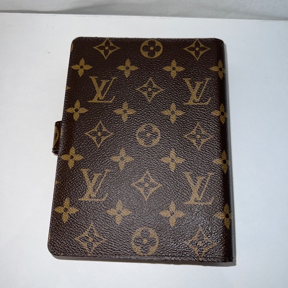 Louis Vuitton - Size MM Ring Agenda Hot Stamped with Gift Set/Old Packaging EUC - Picture 5 of 16
